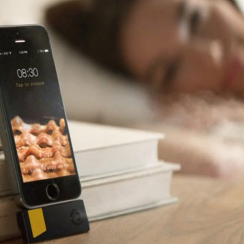 Bacon-Wecker fürs iPhone - aufwachen mit Fleischduft