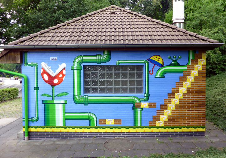 Super Mario Graffiti von MEGX in Wuppertal