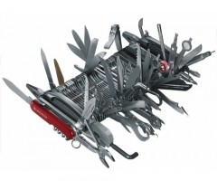 Wenger Schweizer Offiziersmesser Giant Messer, mit Schatulle